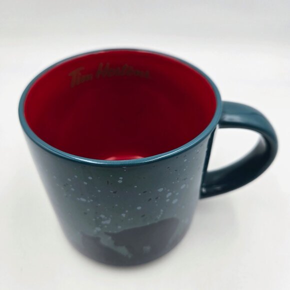 Tim Hortons Collectible Coffee Tea Mug Cup Blue Bear 2017 Read - Picture 9 of 10